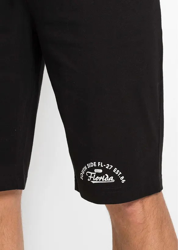 Bermudashorts i jersey i 100% økologisk bomull, bonprix