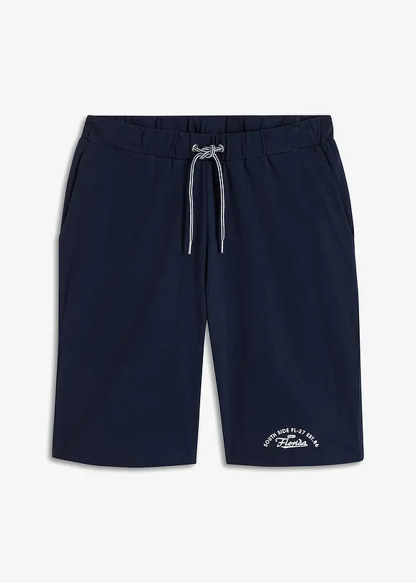 Bermudashorts i jersey i 100% økologisk bomull, bonprix
