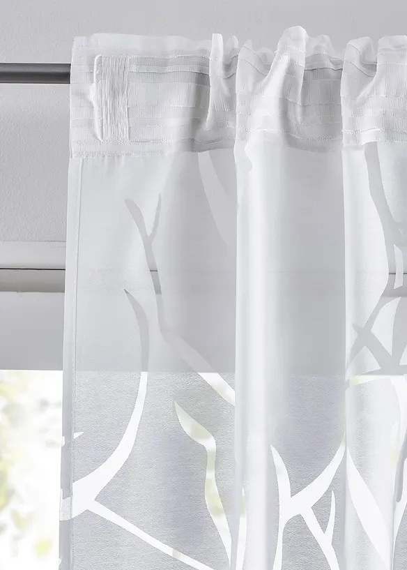 Preget gardin (1-pack), bonprix