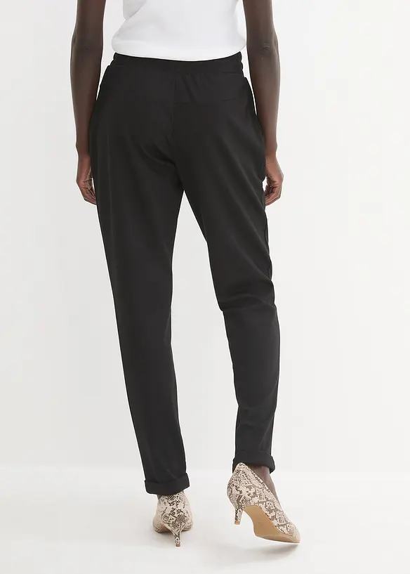 Pull on-bukse i viskosemiks, bonprix