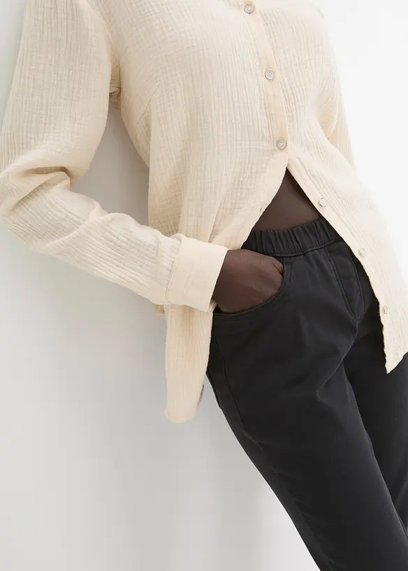 7/8-lang slip on-bukse med stretch, bonprix