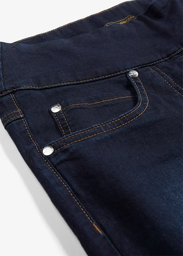 Straight-jeans Mid Waist, super stretch med komfortlinning, bonprix