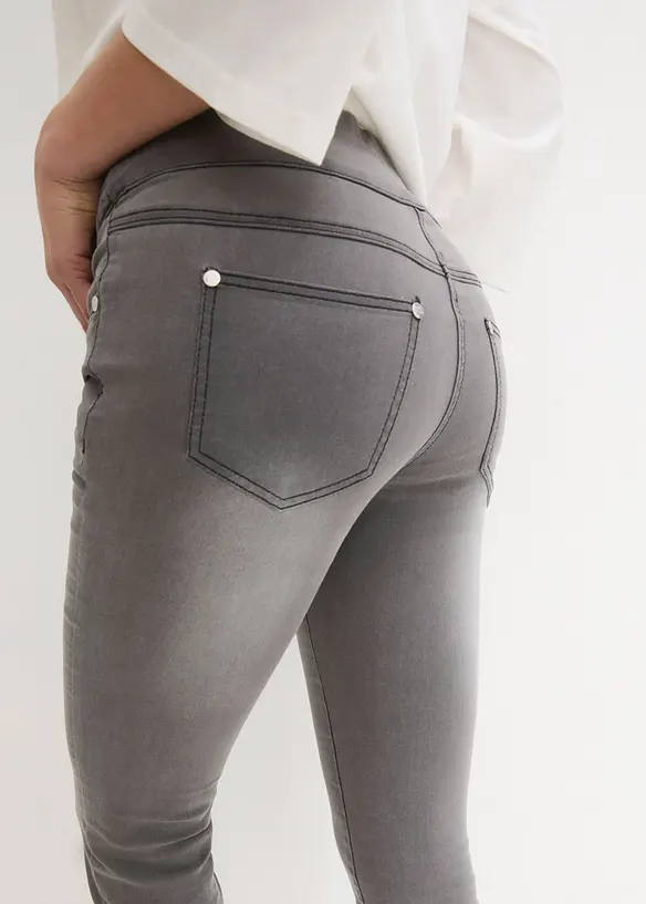 Straight-jeans Mid Waist, super stretch med komfortlinning, bonprix
