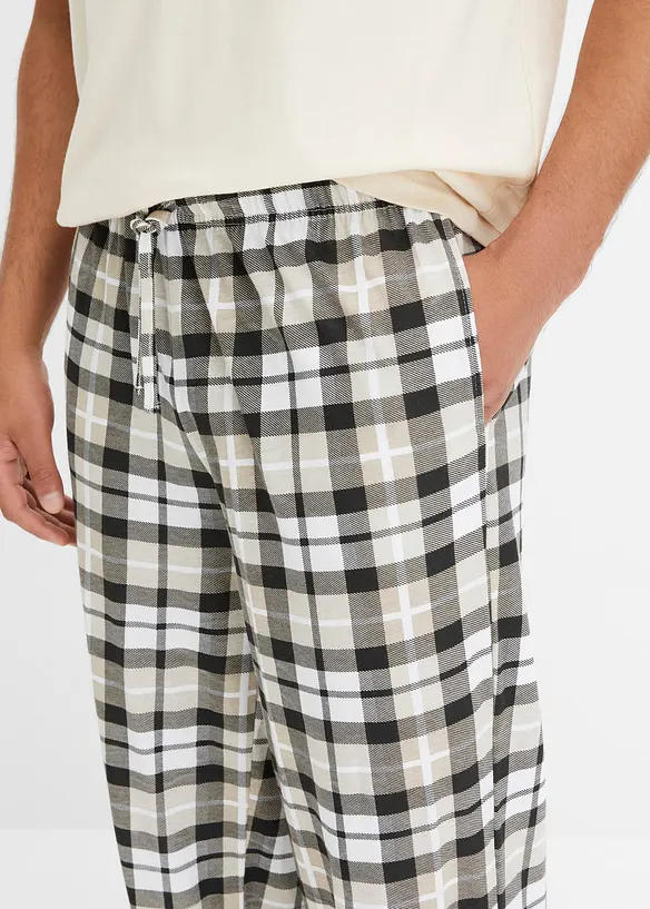 Pyjamas av økologisk bomull med korte ermer, bonprix