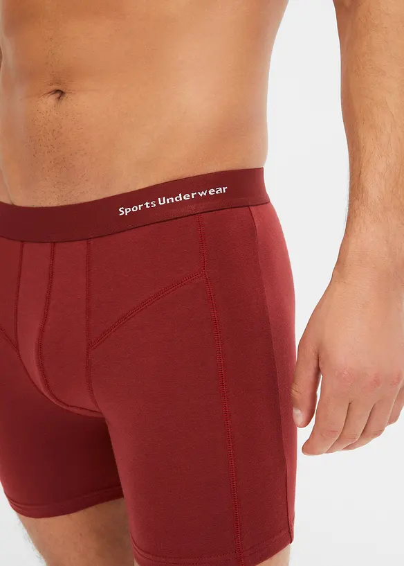 Boxer mellomlang med økologisk bomull, bonprix