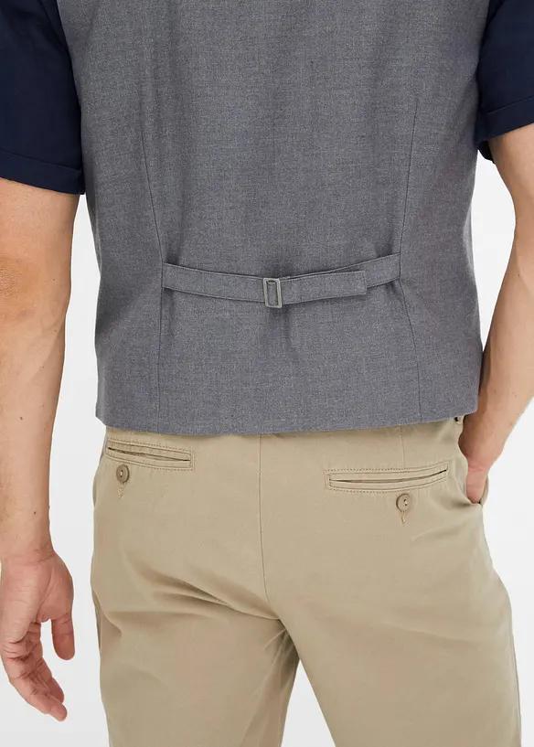 Drakt-vest i ull-look, bonprix