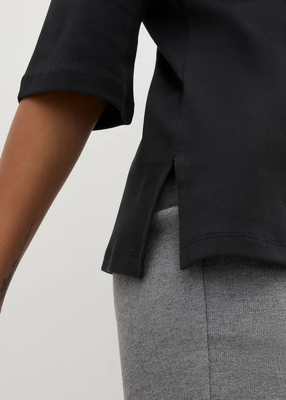 Oversized topp i ren økologisk bomull, bonprix