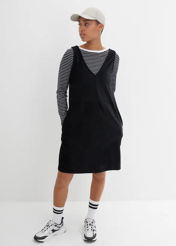 Selekjole av jersey-cord, bonprix