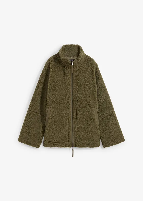 Fôret teddyfleece-jakke, bonprix