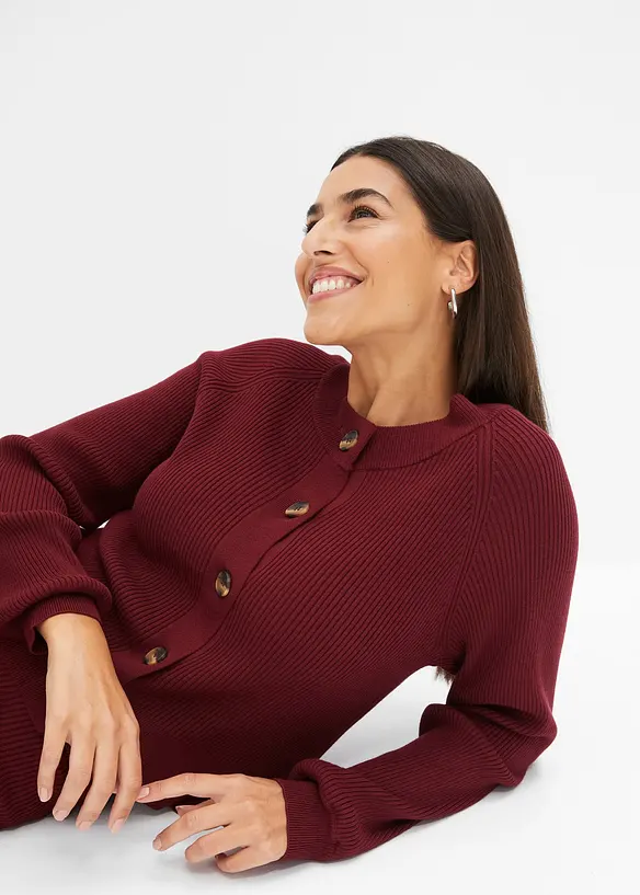 Ribbet cardigan, bonprix