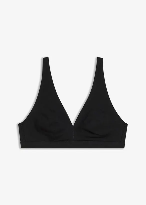 Bralette uten bøyle med økologisk bomull, bonprix