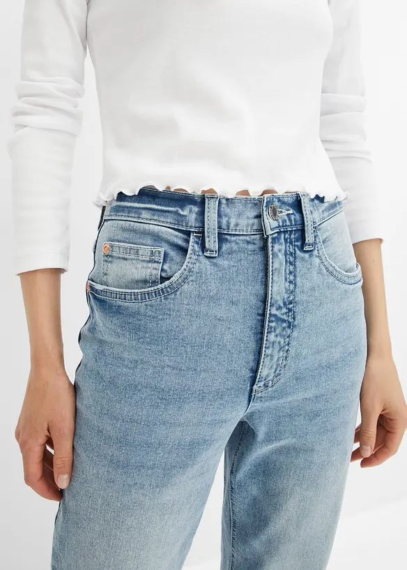Mom-jeans High Waist, Stretch, bonprix