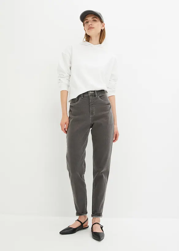 Mom-jeans High Waist, Stretch, bonprix