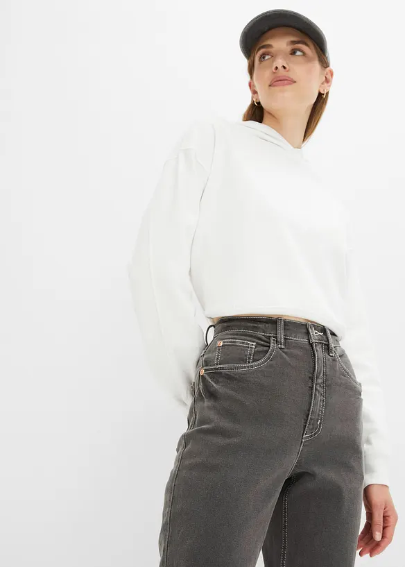 Mom-jeans High Waist, Stretch, bonprix