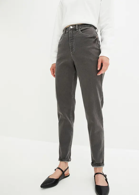 Mom-jeans High Waist, Stretch, bonprix