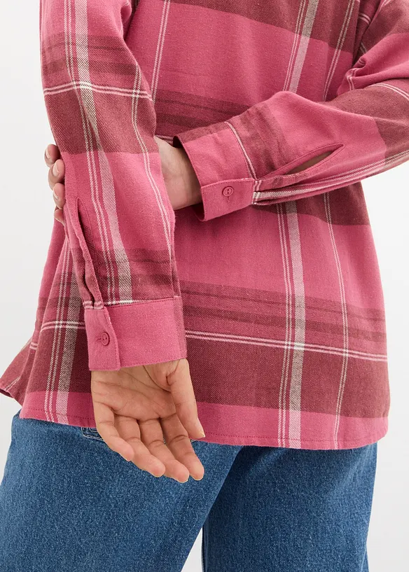 Flanellskjorte av 100% bomull, bonprix