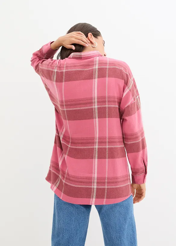 Flanellskjorte av 100% bomull, bonprix
