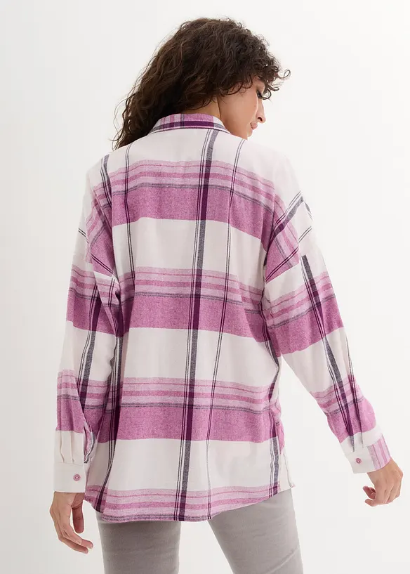 Flanellskjorte av 100% bomull, bonprix