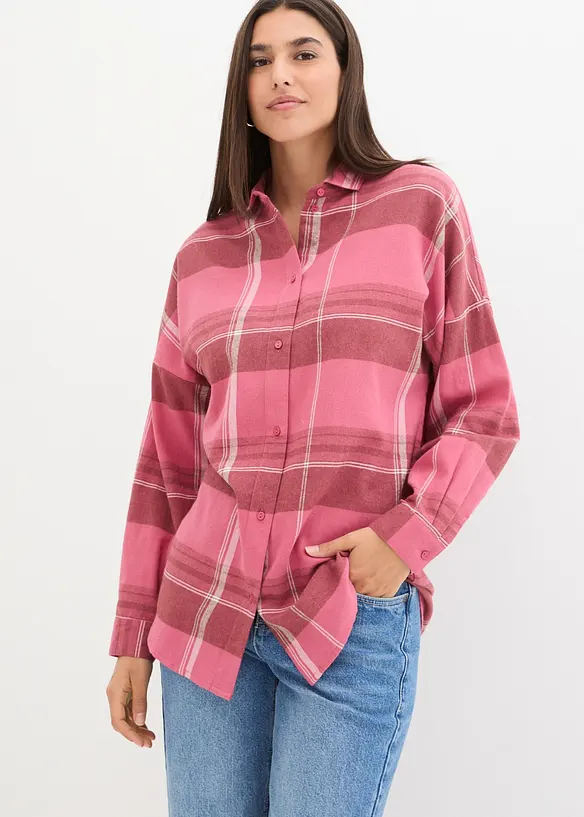 Flanellskjorte av 100% bomull, bonprix