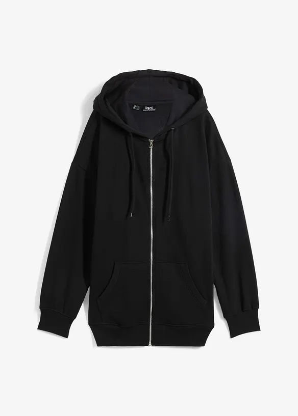Sweatjakke med hette, bonprix
