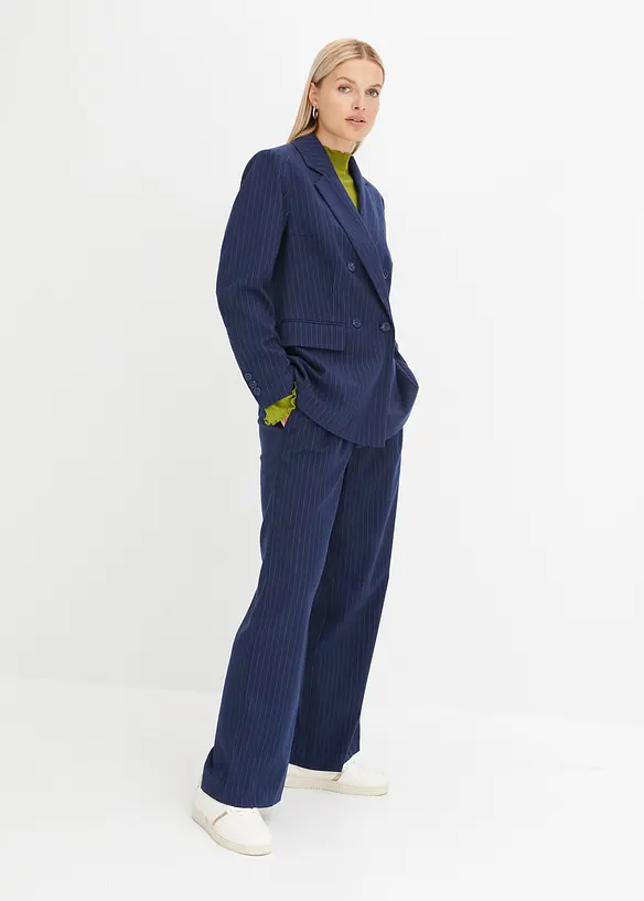 Dobbeltspent blazer i viskosemiks, bonprix