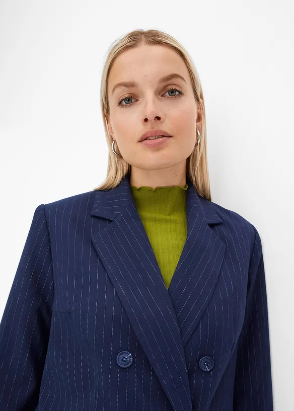 Dobbeltspent blazer i viskosemiks, bonprix