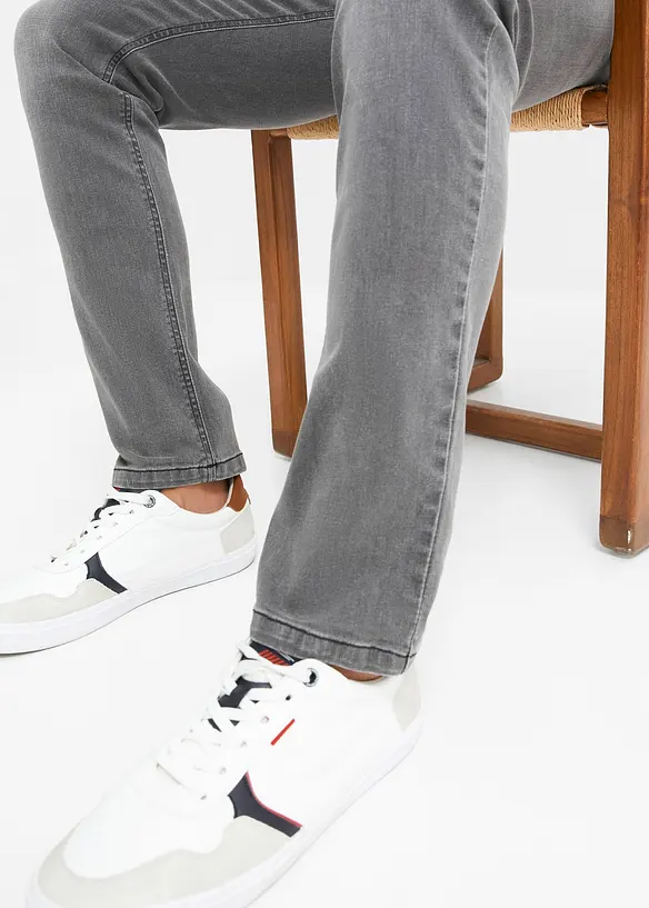 Slim Fit-jeans i denim med stretch, Straight, bonprix