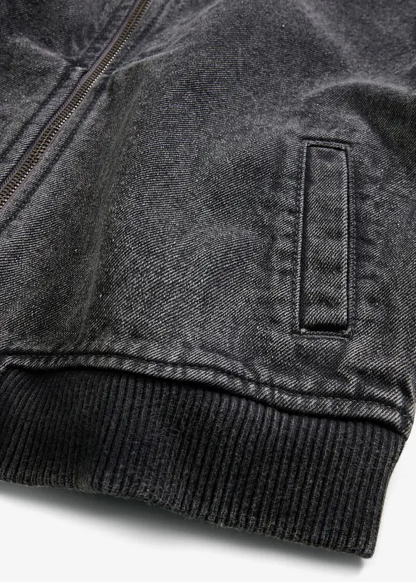 Denim bomberjakke, bonprix