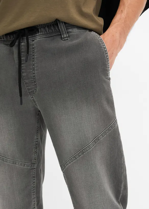 Regular Fit stretch-slip on-jeans, Straight, bonprix