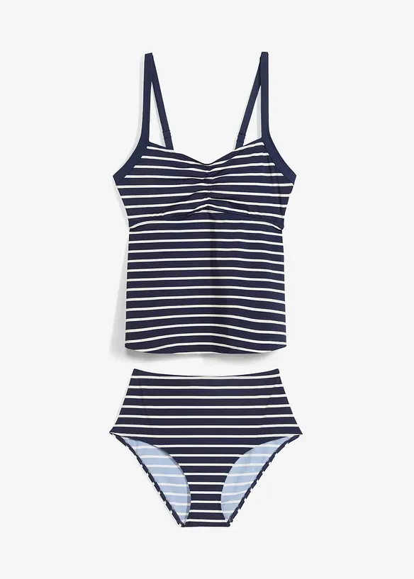 Tankini (2-delt sett) med snøring, bonprix