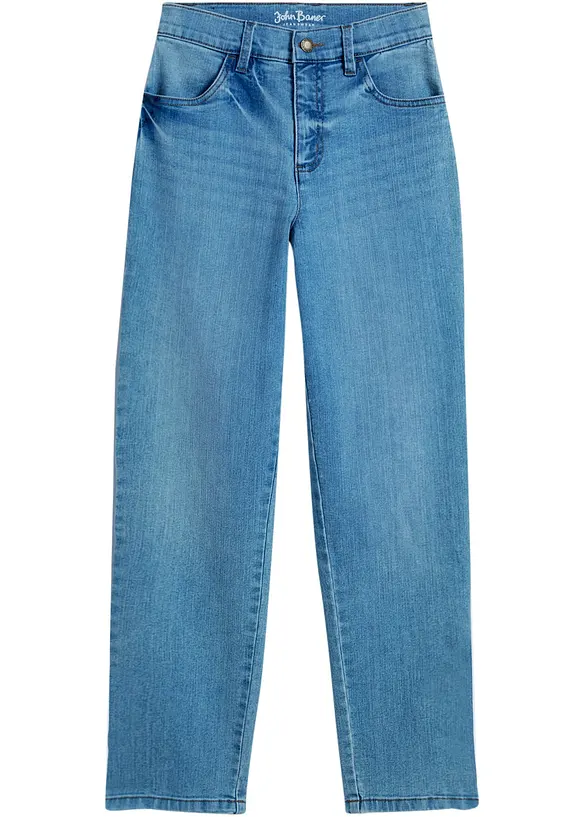 Wide Leg-jeans for barn, bonprix