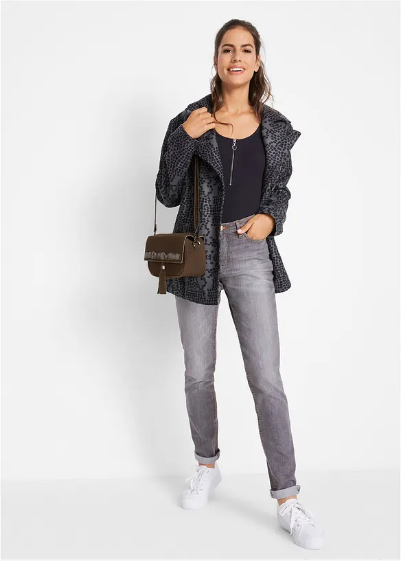 Mom-jeans Mid Waist, Komfort-Stretch, bonprix