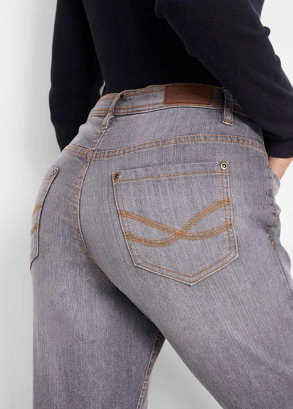 Mom-jeans Mid Waist, Komfort-Stretch, bonprix