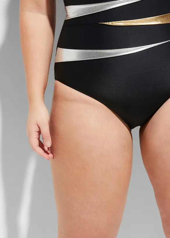 Shape-badedrakt med innfellinger, sterkt formende, bonprix