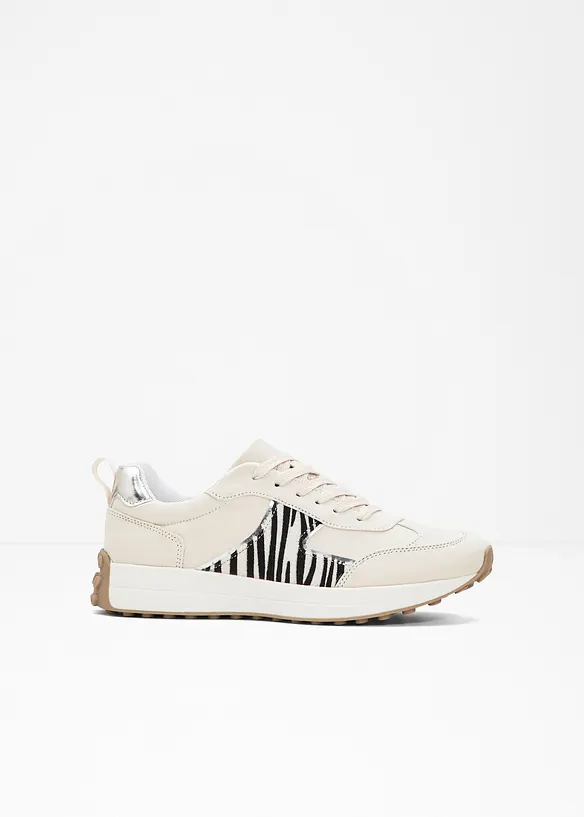 Sneakers med metallic-detaljer, bonprix