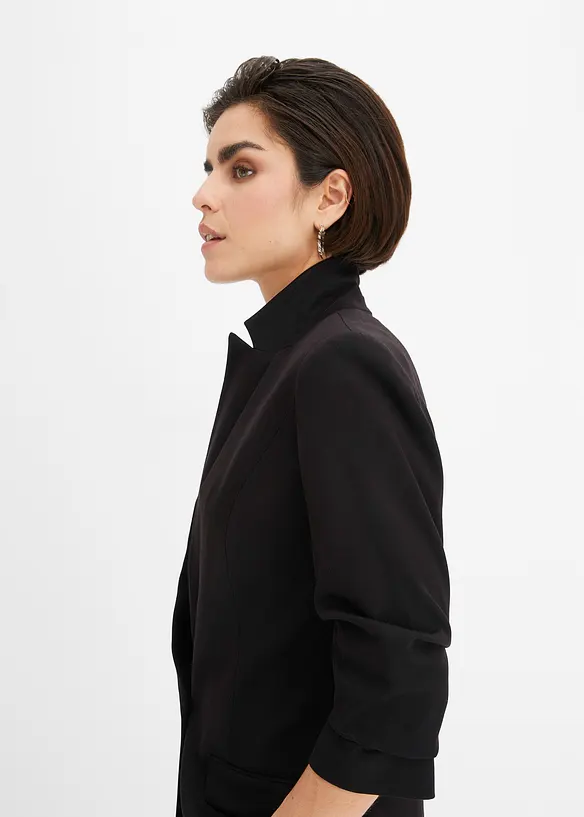 Blazer med draperte ermer, bonprix