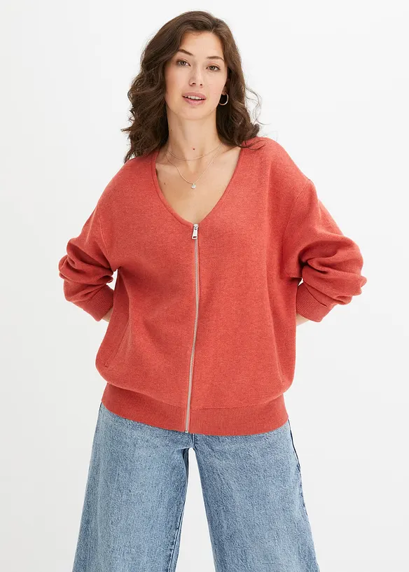 Oversized strikkejakke, bonprix