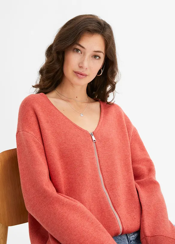 Oversized strikkejakke, bonprix