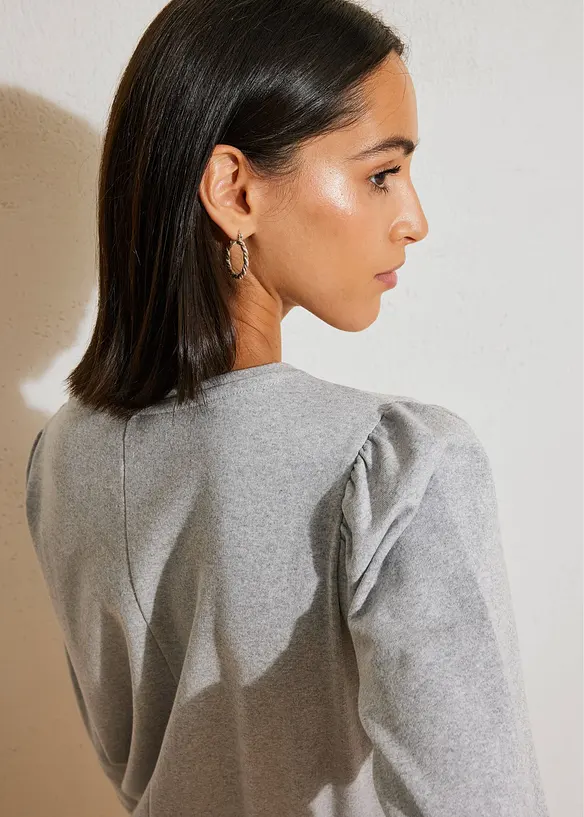Sweatkjole med 3/4-lange ermer, bonprix