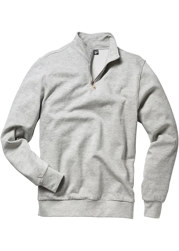 Sweatshirt med troyer-krage, bonprix