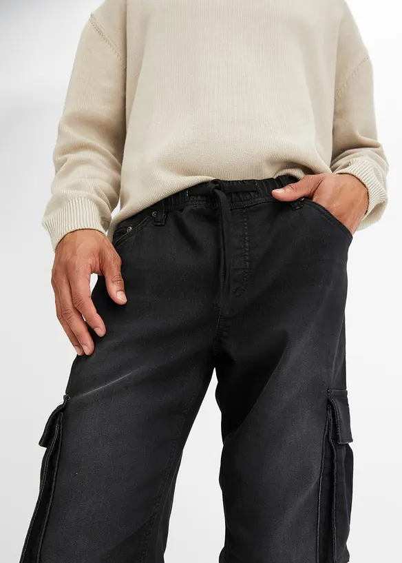 Slim Fit pull-on sweatjeans, Straight, bonprix
