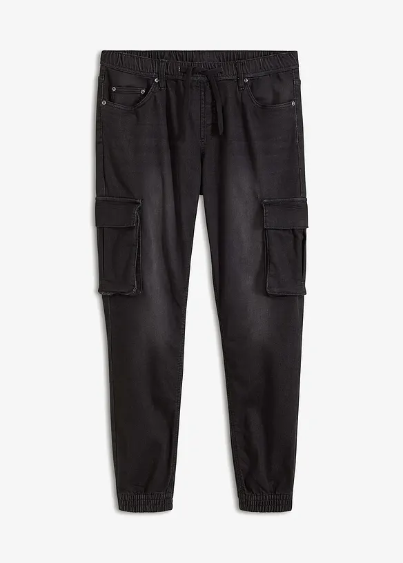 Slim Fit pull-on sweatjeans, Straight, bonprix