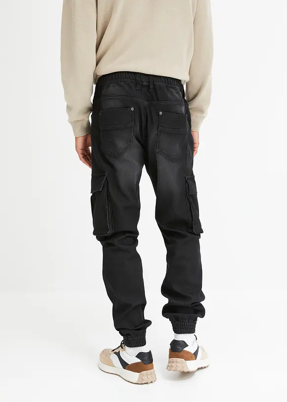 Slim Fit pull-on sweatjeans, Straight, bonprix