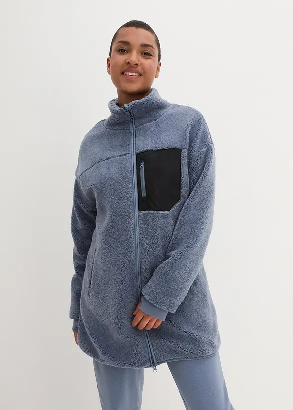 Jakke i teddyfleece, bonprix
