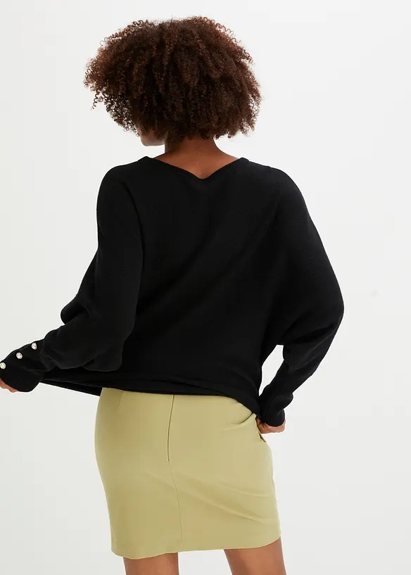 Genser i viskosemiks, bonprix