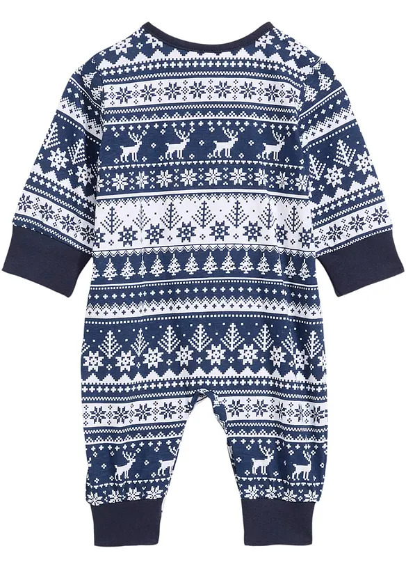 Overall til baby i ren økologisk bomull, bonprix