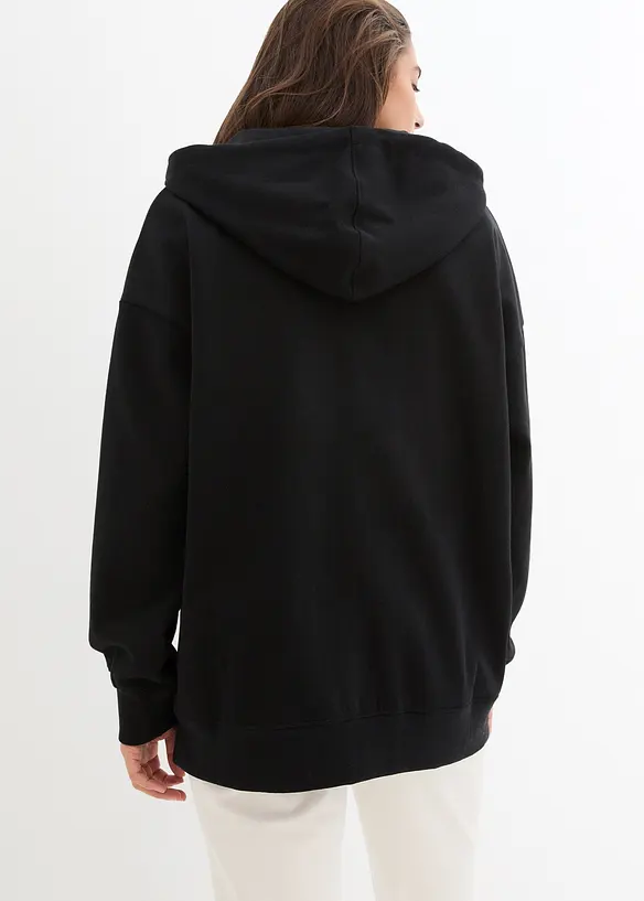 Sweatjakke med hette, bonprix