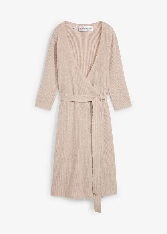 Svært myk og strikket mammakjole med 3/4-lange ermer, bonprix