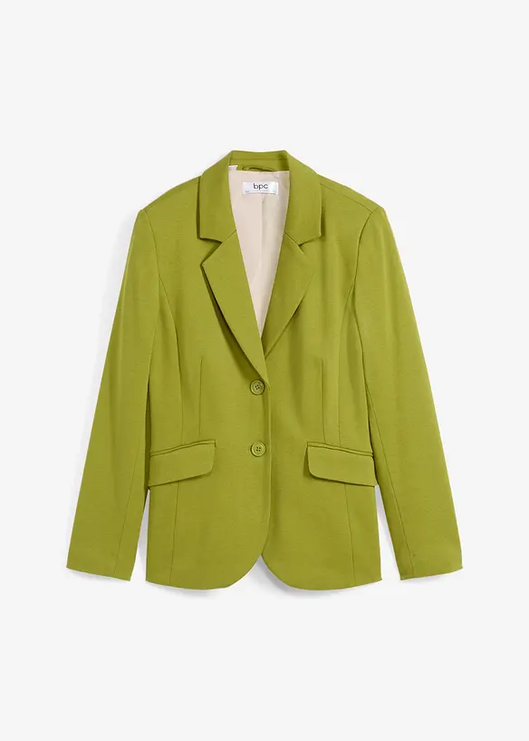 Jersey-blazer i bomull, innsvingt, bonprix