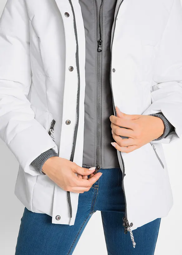 Vinterjakke i 2-i-1-look, bonprix